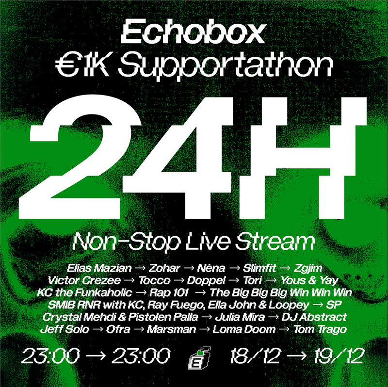 Echobox 1K Supportathon 24H Non-Stop Live Stream - Patta