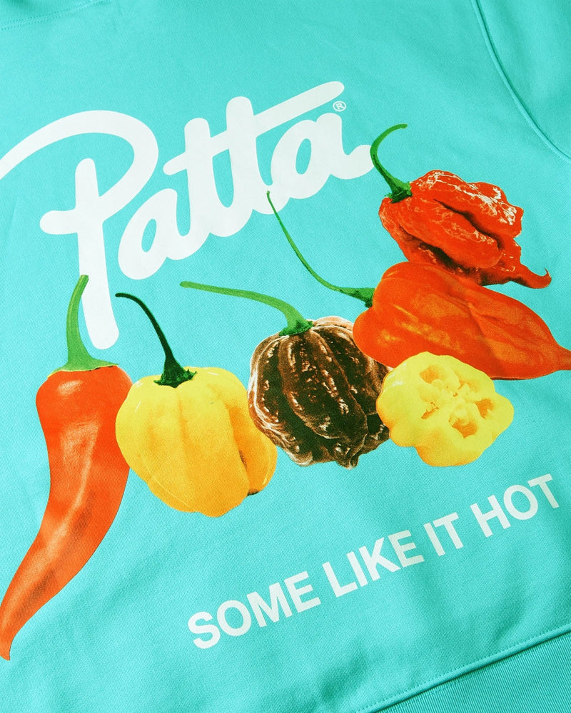 Patta Some Like It Hot Boxy Hooded Sweater (Blue Radiance) - Patta