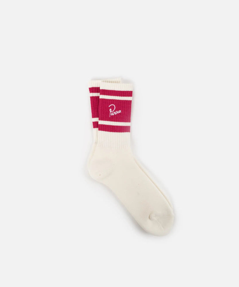 2 Tone Crew Socks (Pink) - Patta