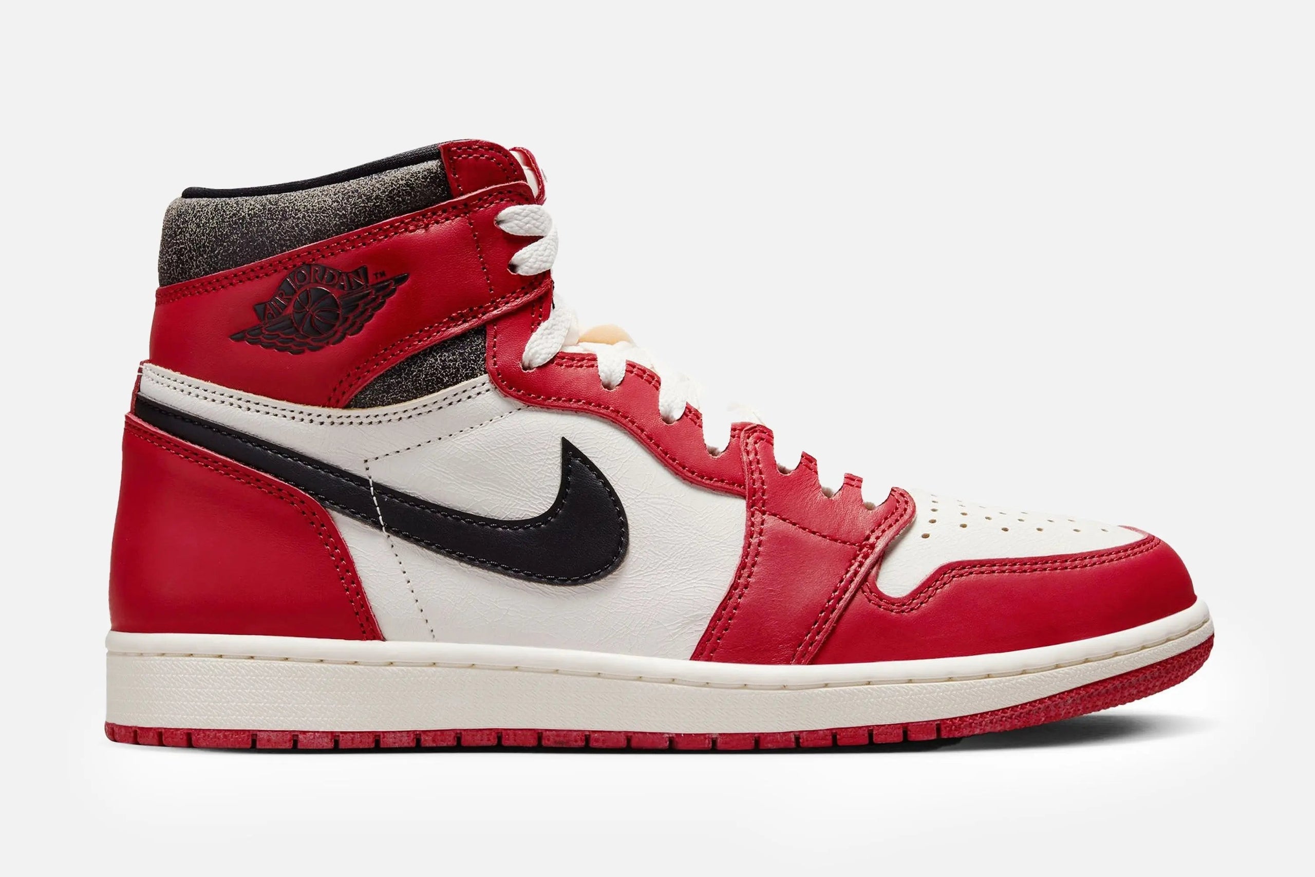 Air Jordan 1 Retro High Og (Varsity Red/Black-Sail-Muslin) - Patta