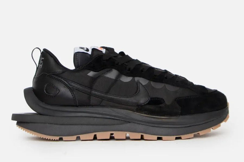 Sacai X Nike Vaporwaffle (Black/ Off Noir-Off Noir) - Patta