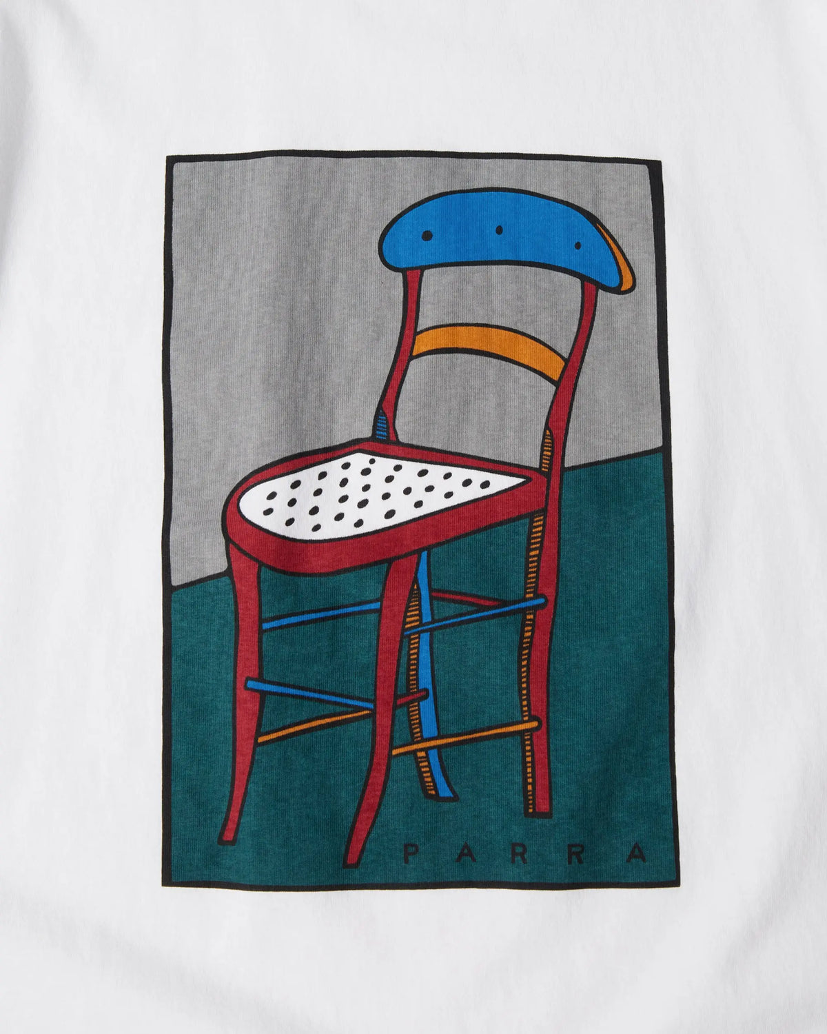 By Parra A Chair t-shirt (White) By Parra