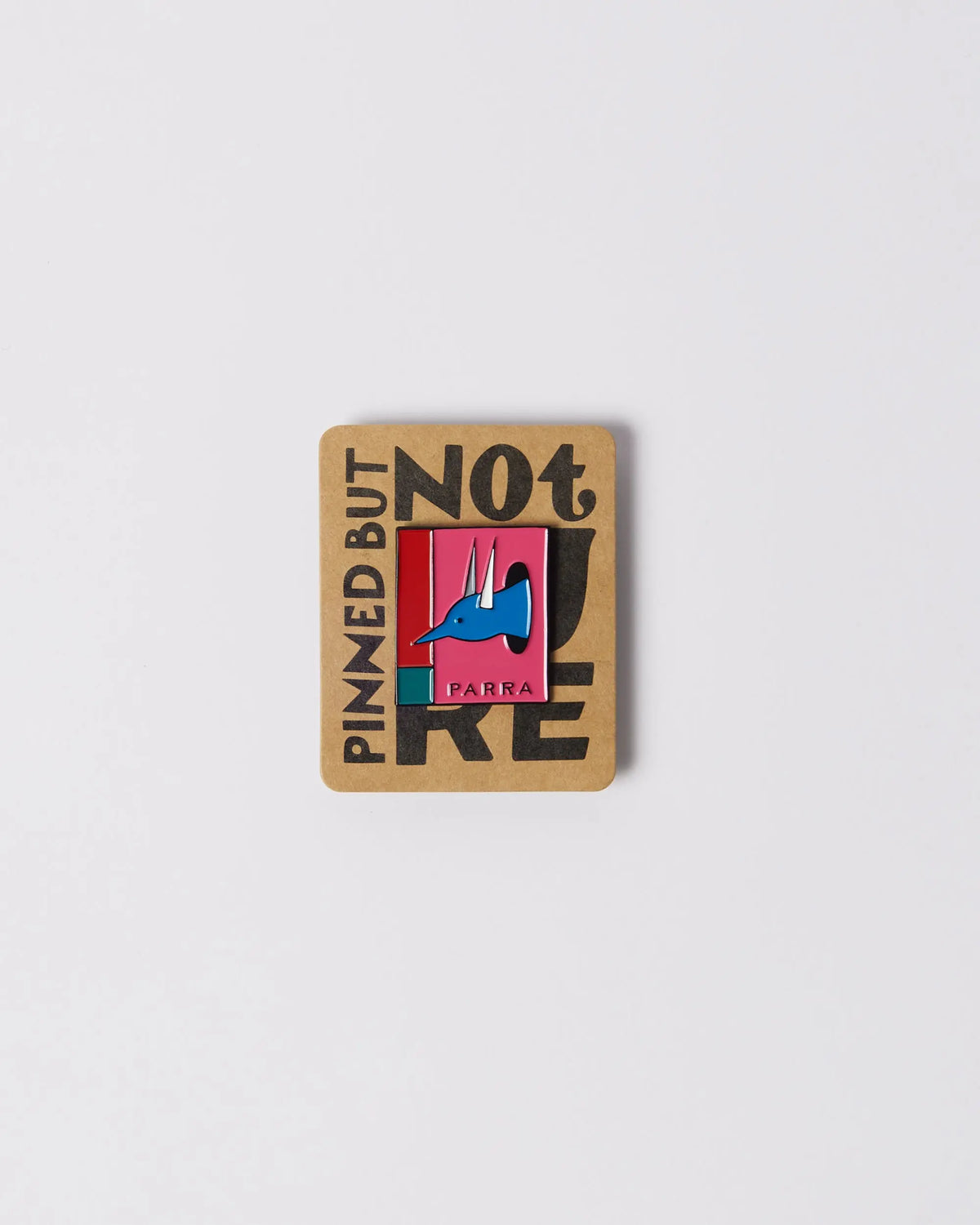 By Parra The hunted enamel pin (Pink) By Parra