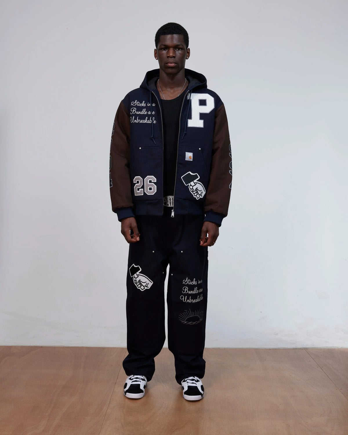 Patta x Carhartt OG Active Jacket (Dark Navy/Tobacco) Patta x Carhartt
