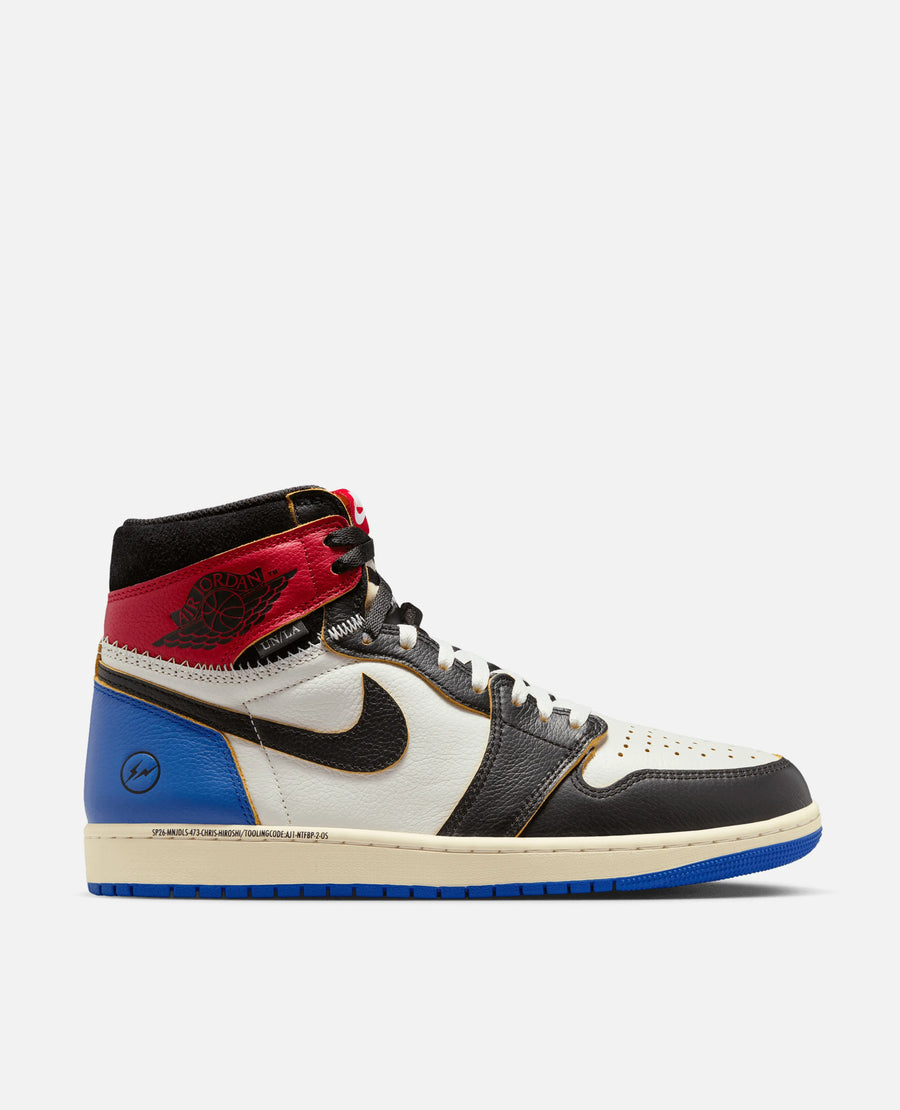 Air Jordan 1 Retro High OG x Union x Fragment (Black/White-Varsity Red-Sport Royal) Jordan