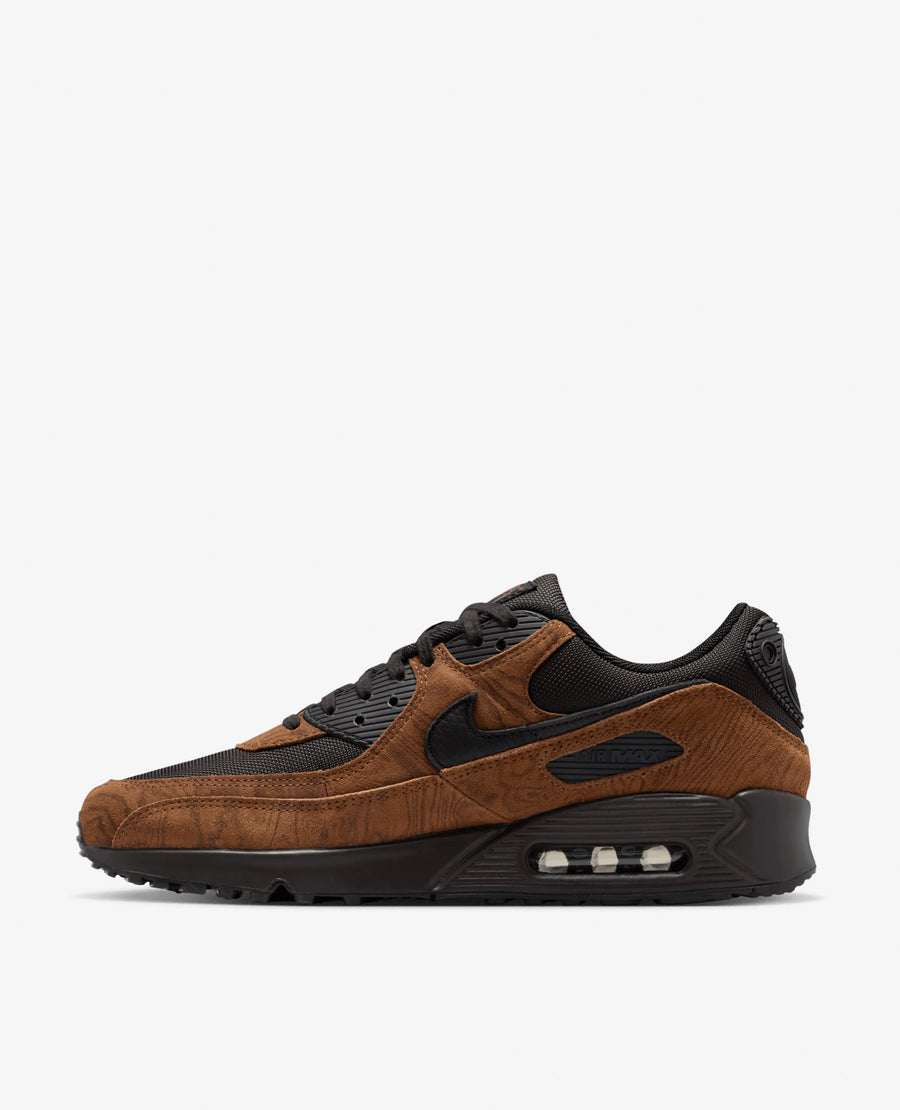 Nike Air Max 90 PRM (Lt British Tan/Black-Velvet Brown) Nike