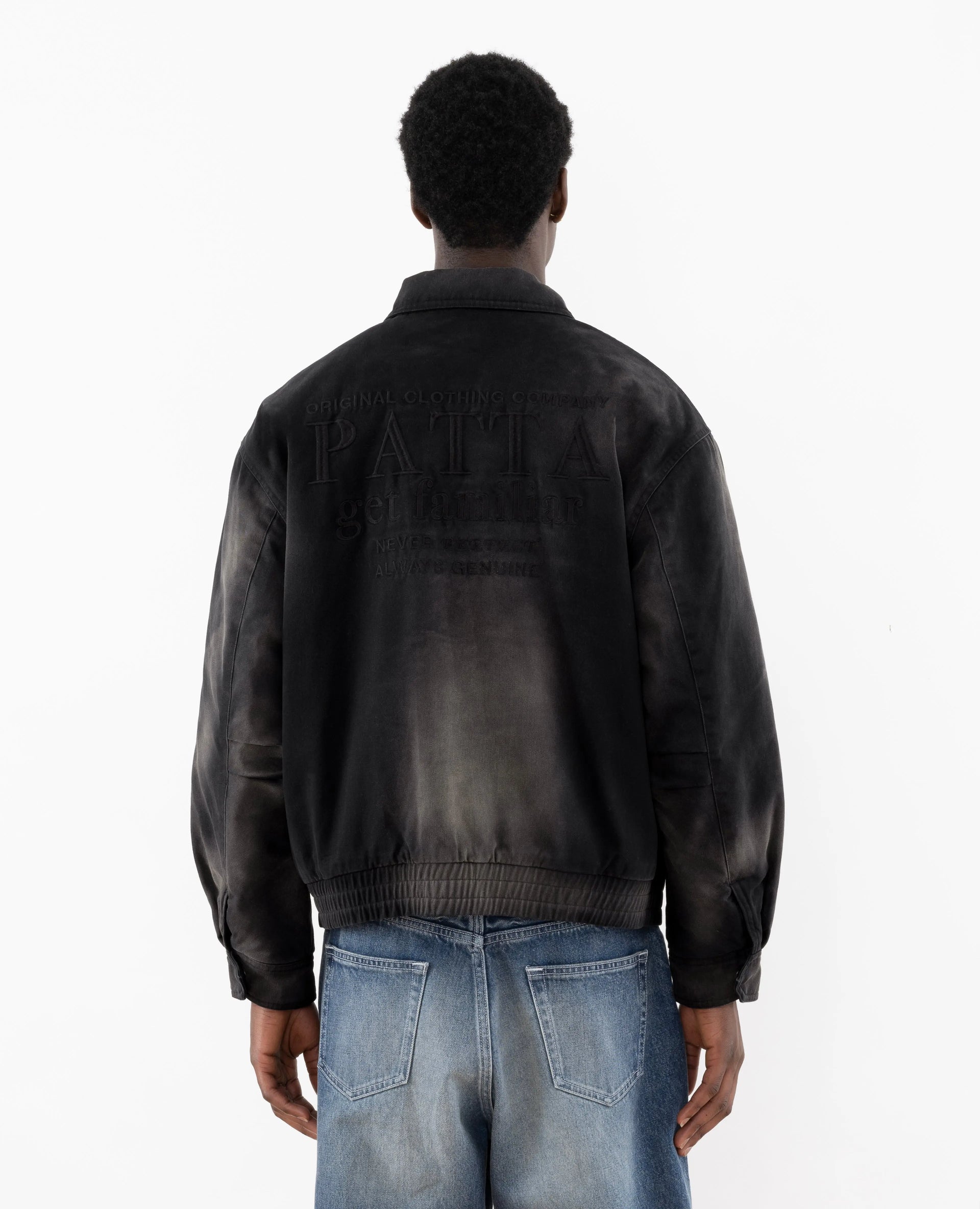 Patta Sun Bleached Jacket (Black) Patta