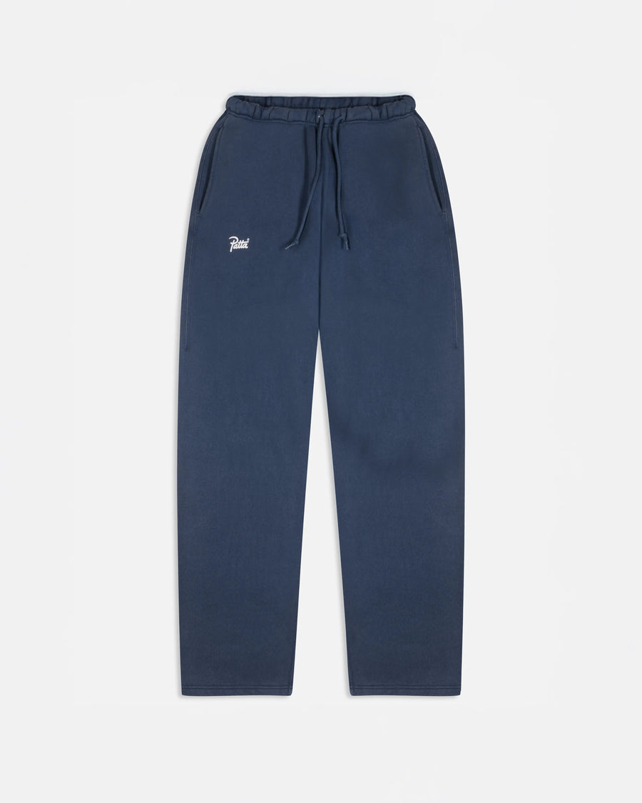 Patta Classic Acid Washed Straight Leg Jogging Pants (Estate Blue) Patta