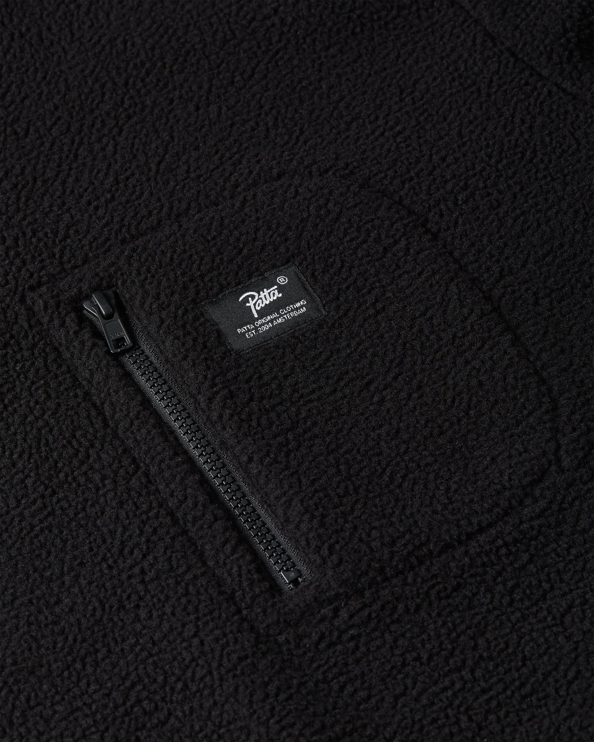 Patta Sherpa Fleece Overhead (Black) Patta