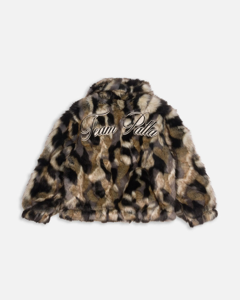Patta Faux Fur Patchwork Jacket (Multi) Patta