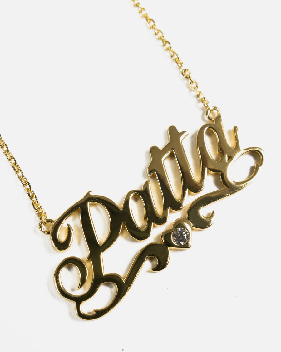 Patta Name Chain (Gold Plated) Patta