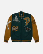 Patta Varsity Knitted Cardigan (Pine Grove) Patta