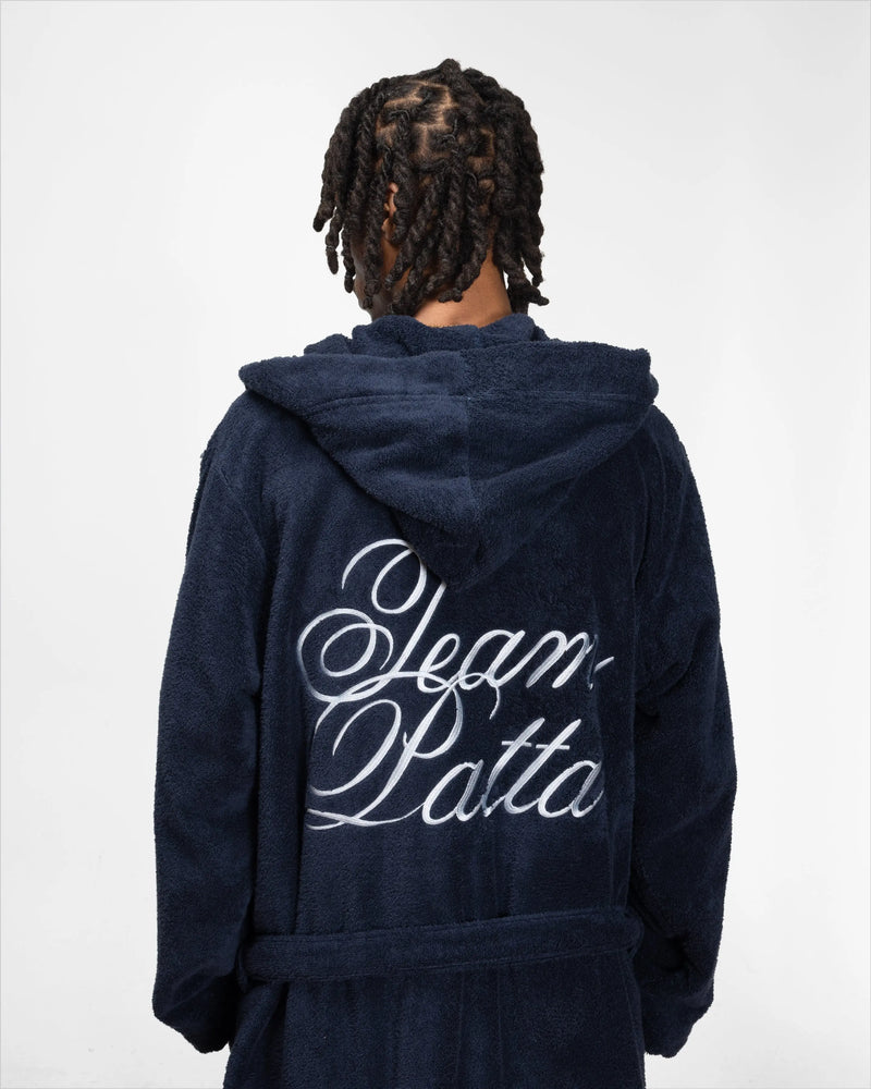 Patta Terry Bathrobe (Black Iris) Patta