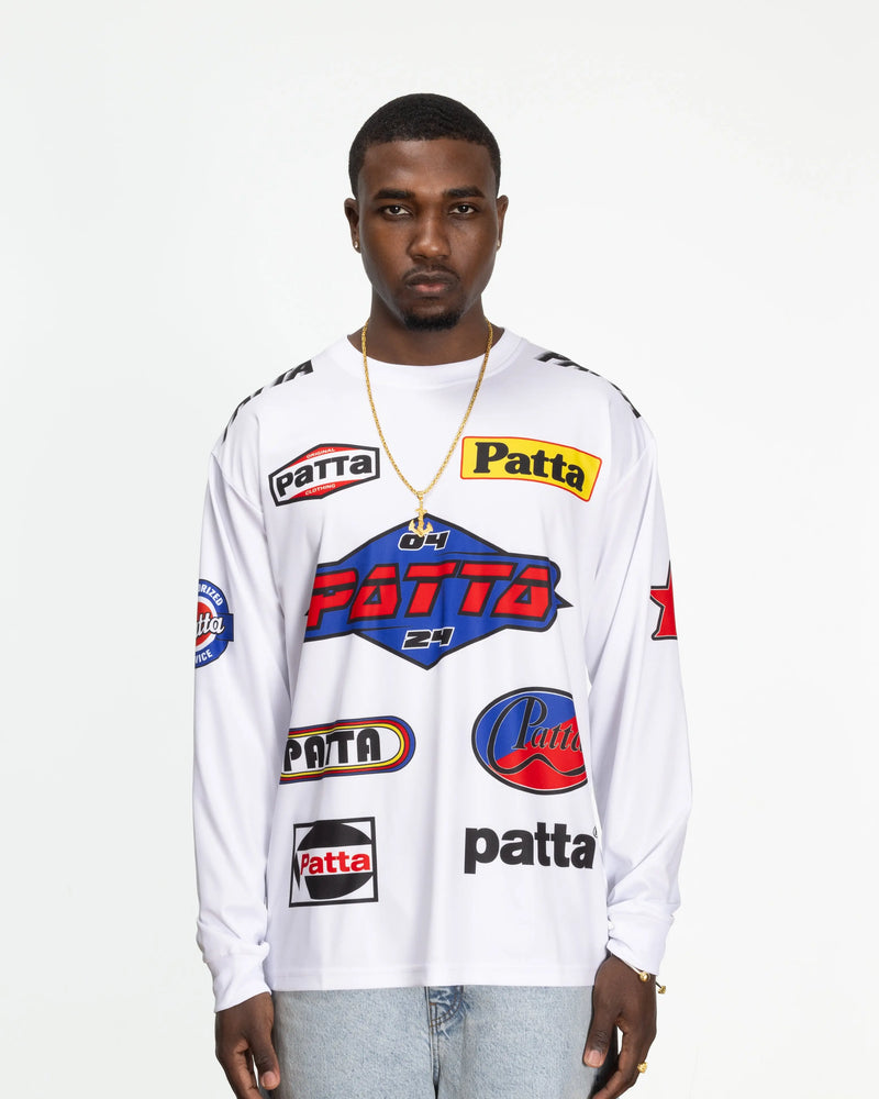 Patta Sponsor Jersey (White) Patta
