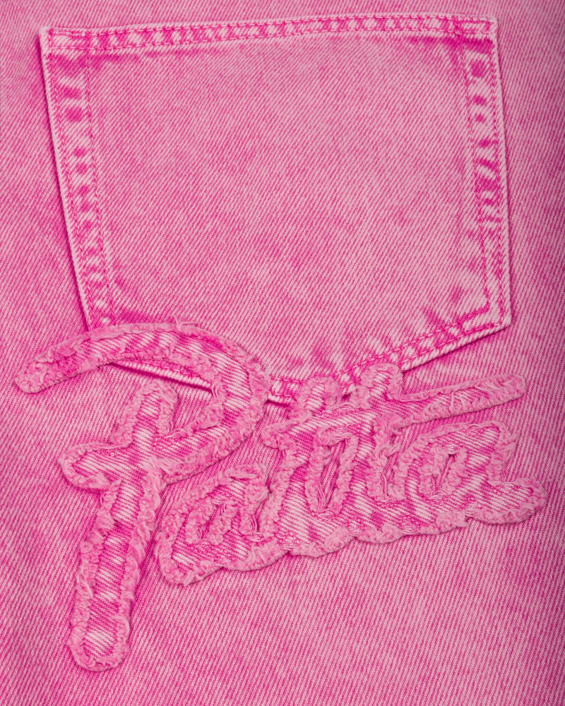 Patta Acid Wash Fuchsia Purple Denim Pants (Fuchsia Purple) Patta