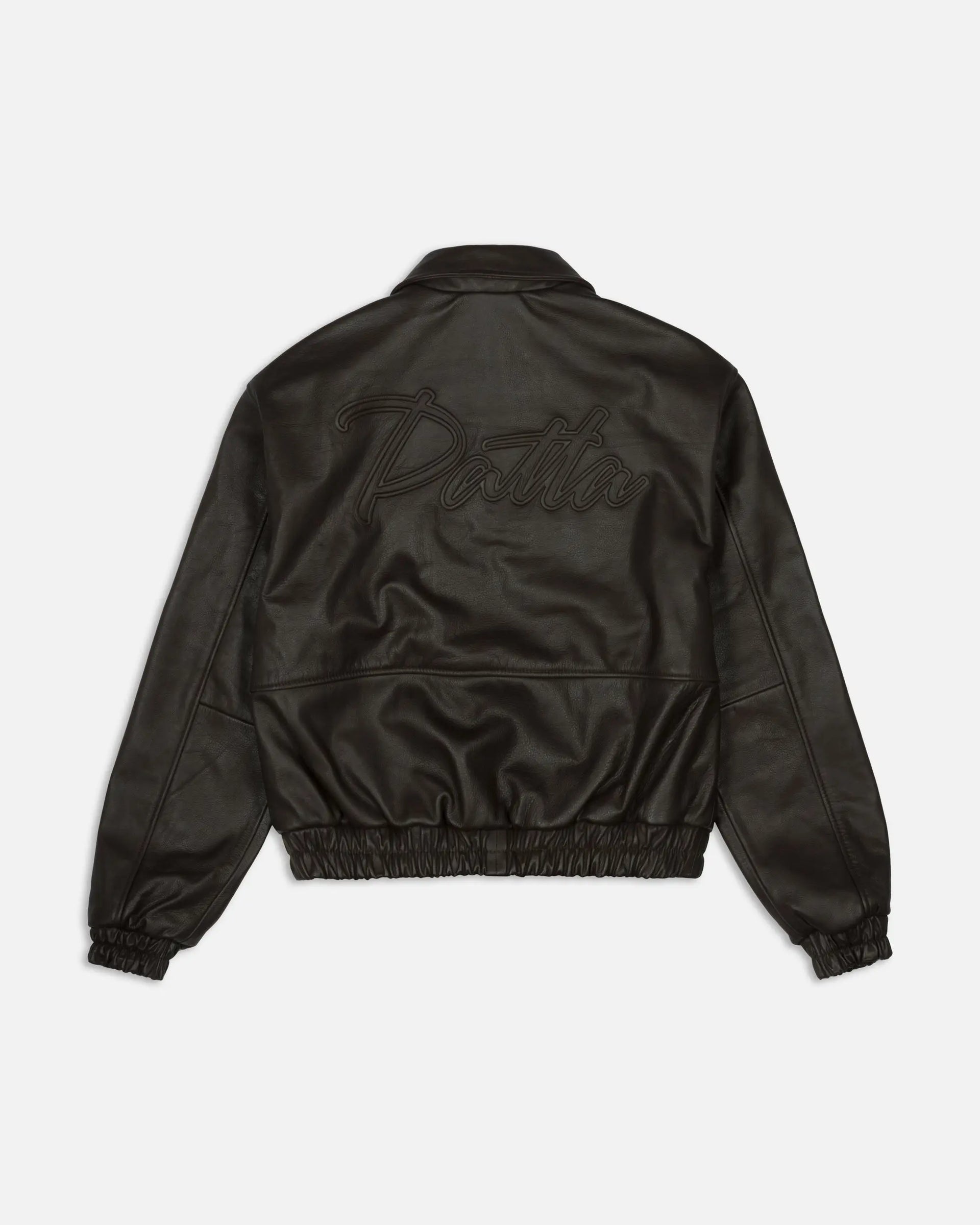 Patta Leather Bomber Jacket (Coffee Bean) Patta