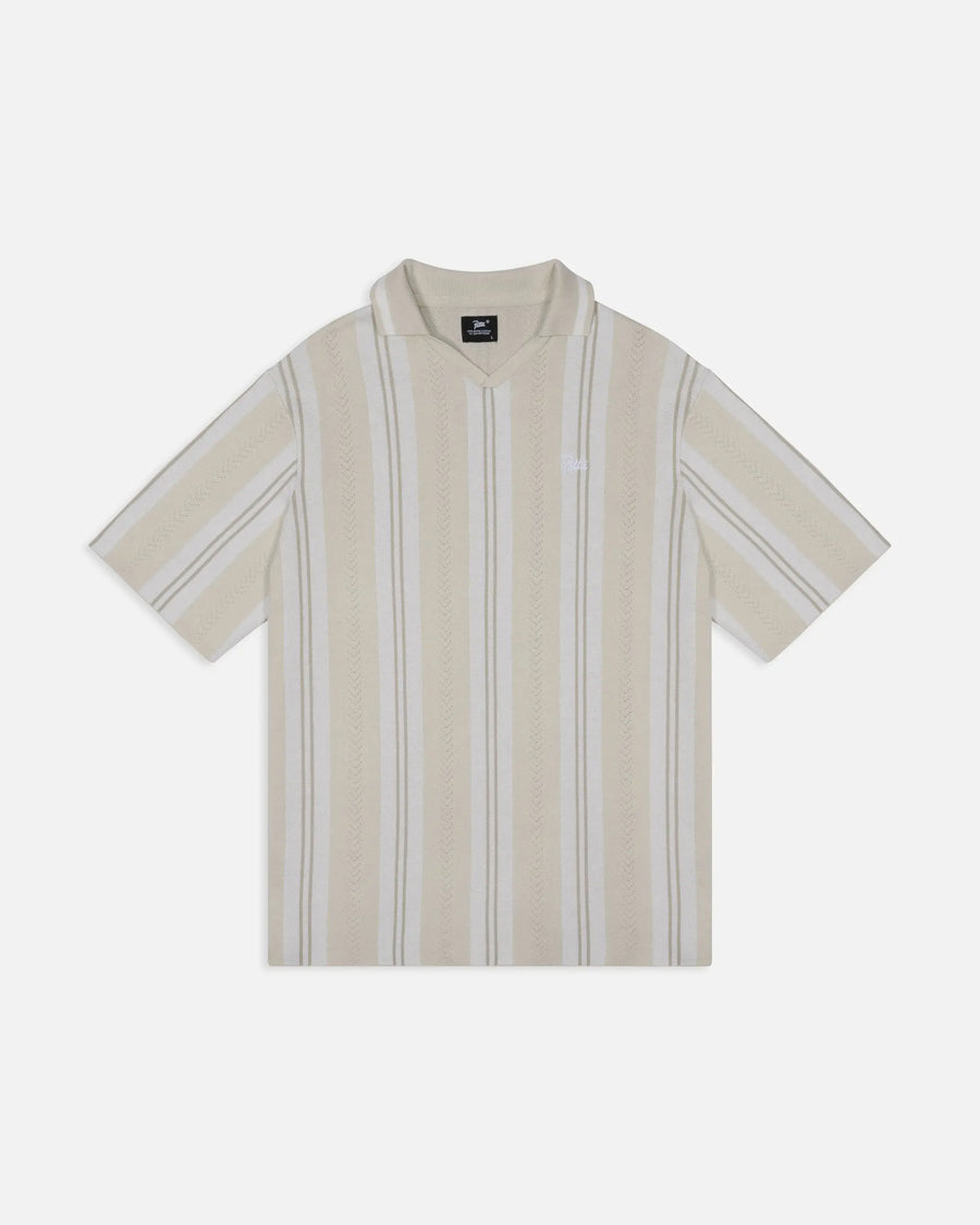 Patta Knitted Football Shirt (Oatmeal) Patta