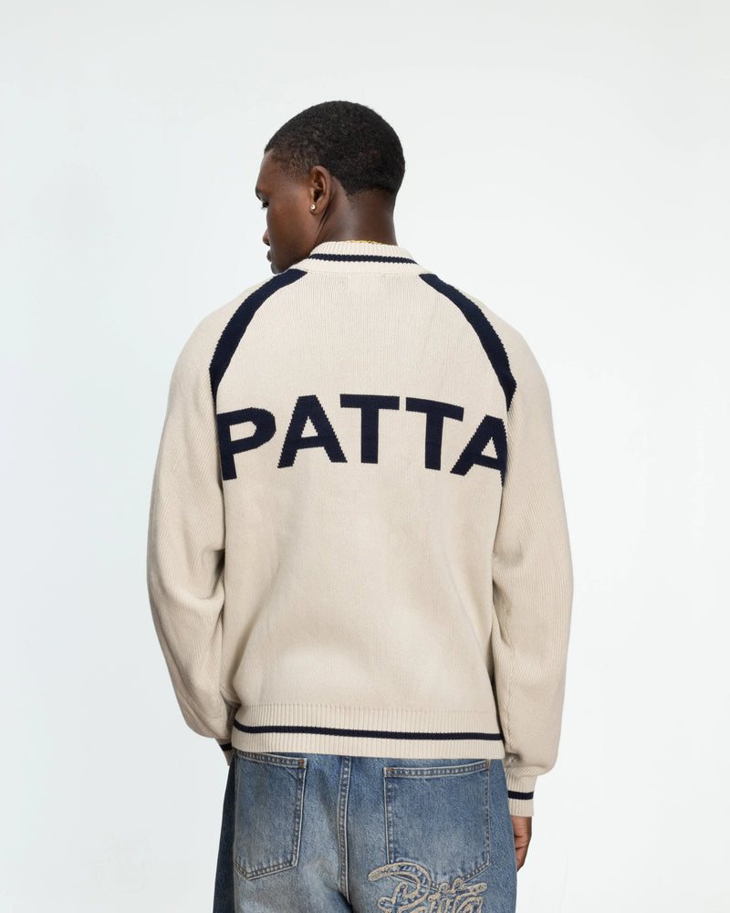 Patta Track Top Cardigan (Vaporous Grey) Patta