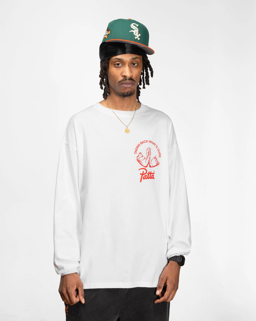 Patta x Joe Freshgoods Coalition Long Sleeve T-Shirt (White) Patta x JFG
