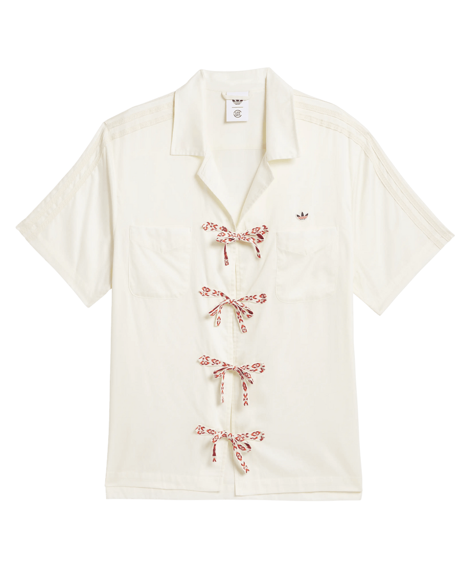 adidas Clot Bowling Shirt by Edison Chen 'Cream White' - Patta
