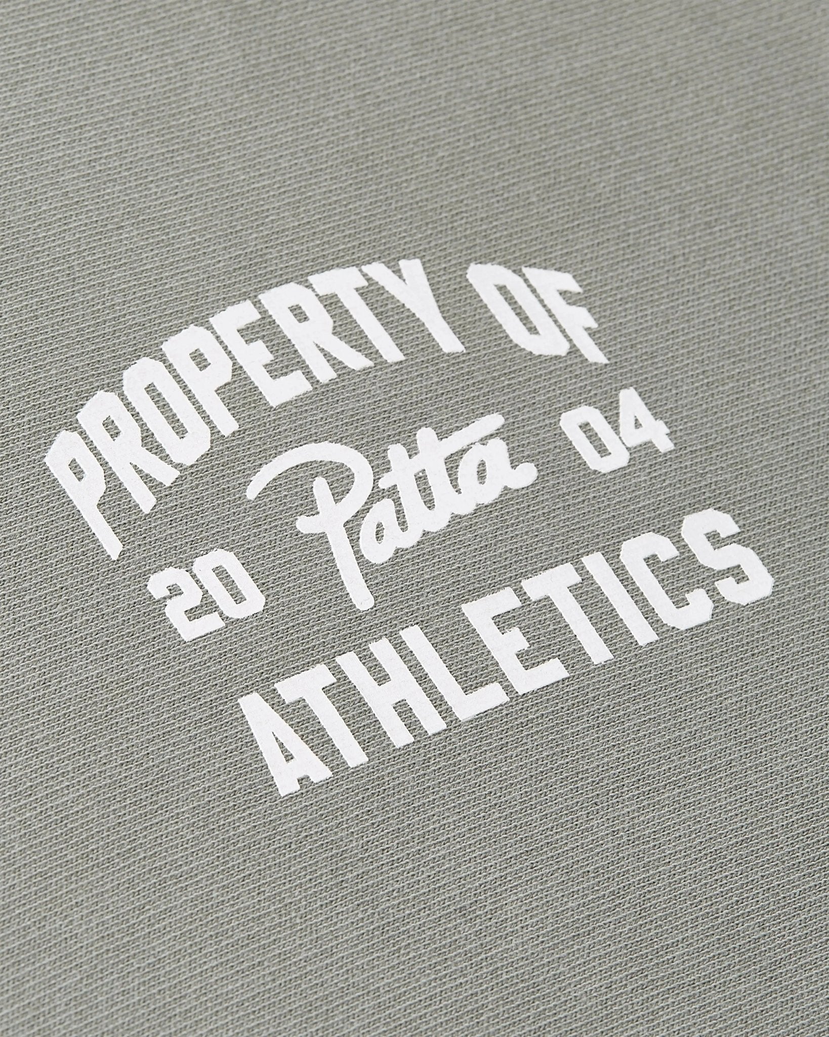 Patta Athletic Drawcord Hooded Sweater (Limestone) - Patta