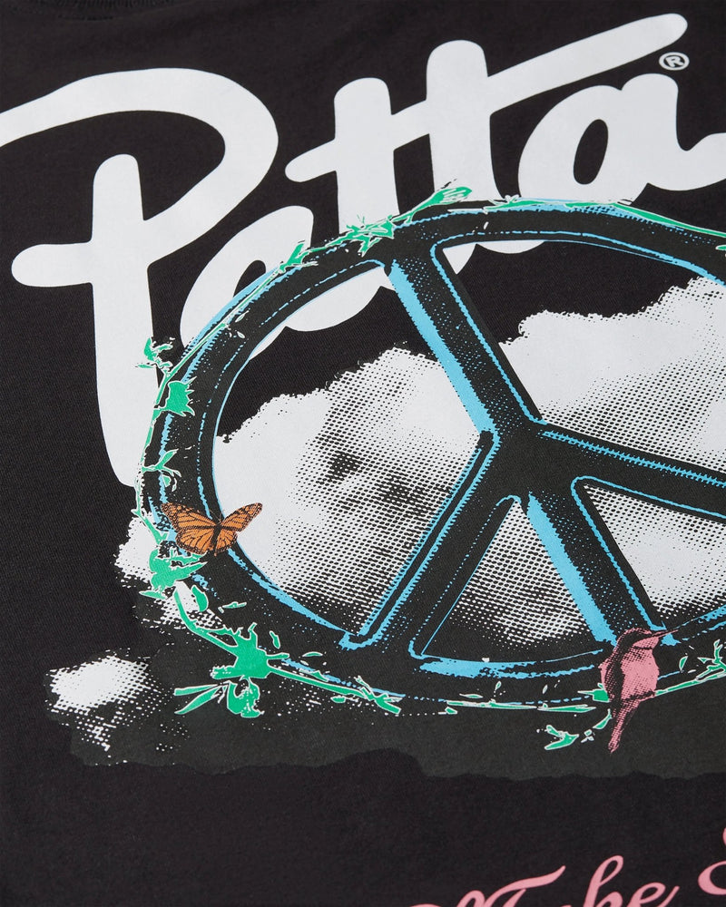 Patta Xerox Peace T-Shirt (Black) - Patta