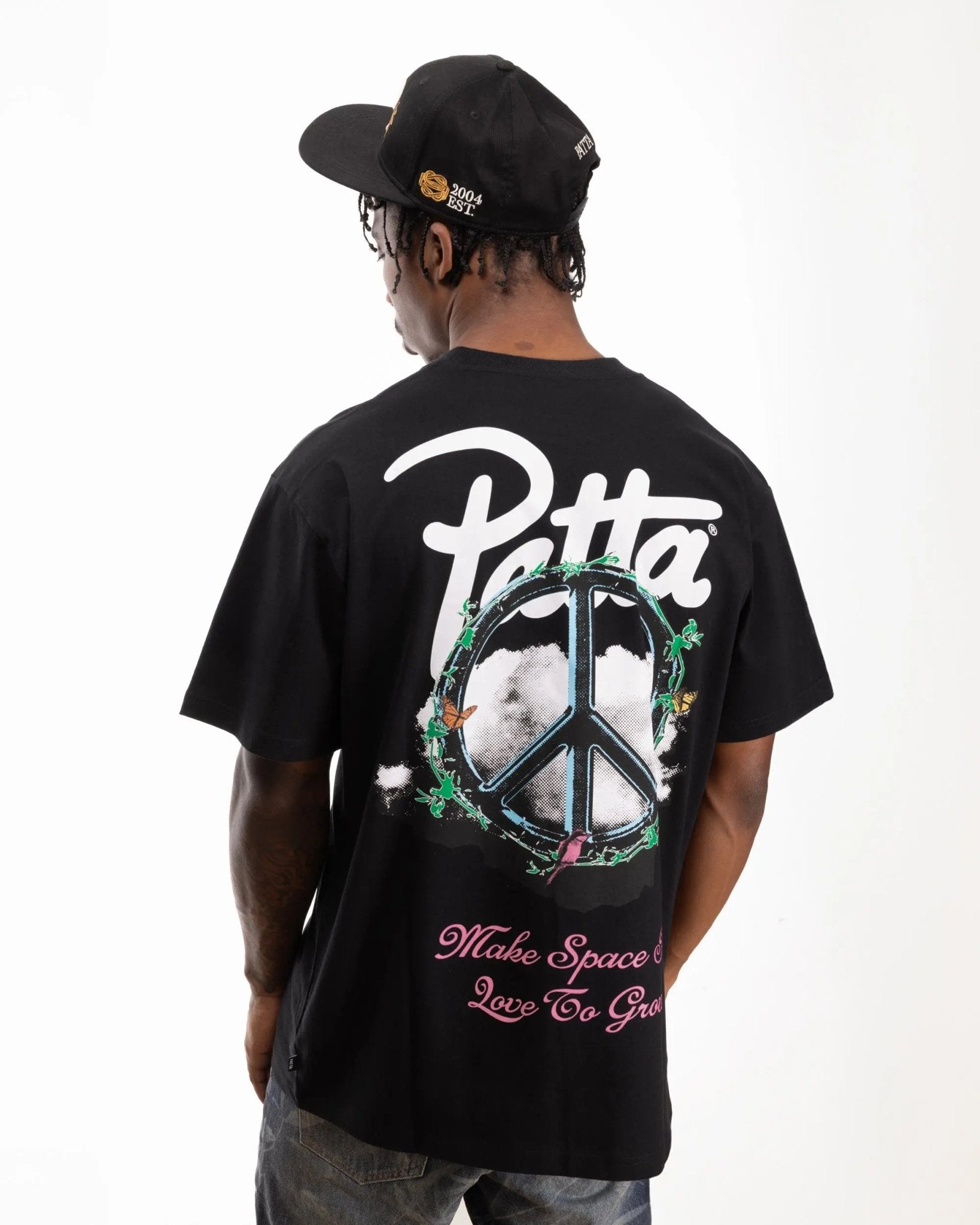 Patta Xerox Peace T-Shirt (Black) - Patta