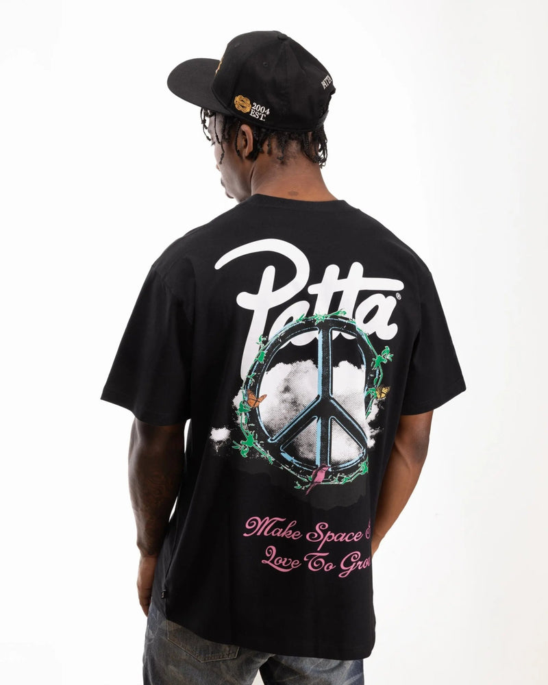 Patta Xerox Peace T-Shirt (Black) - Patta